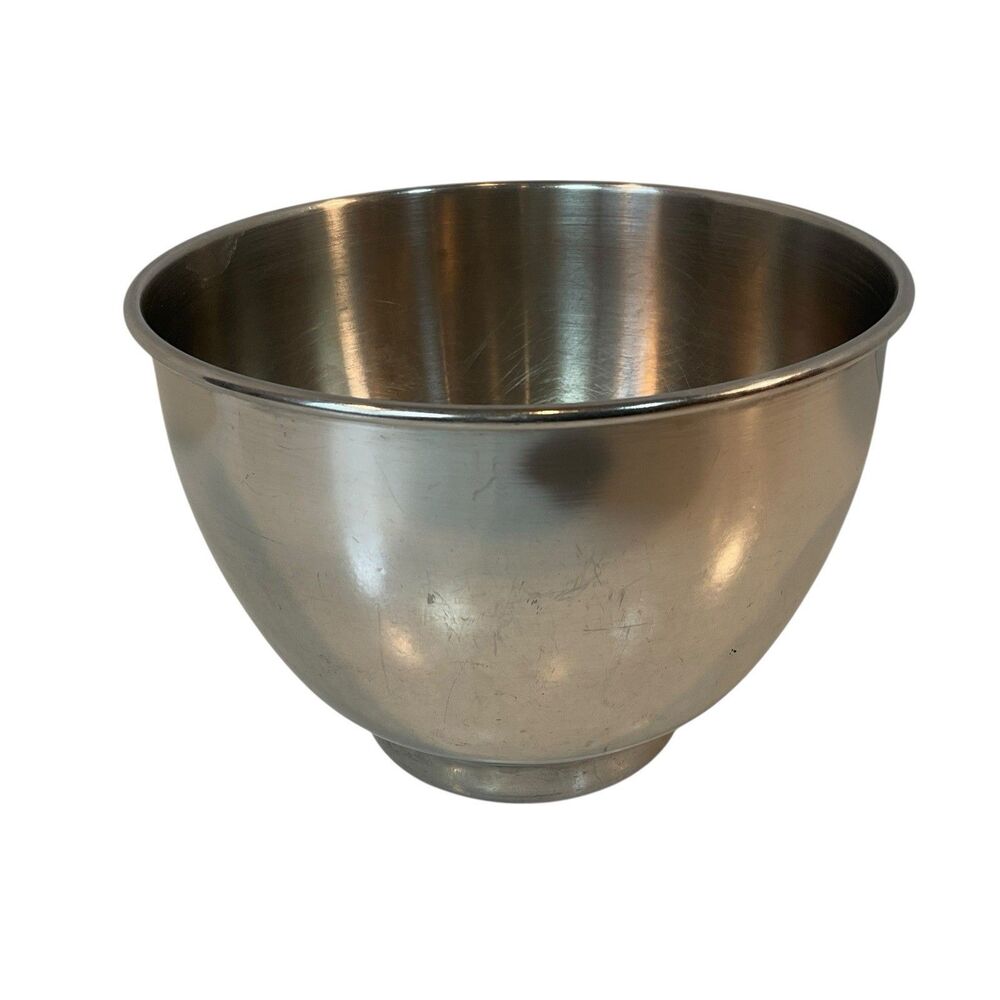 Vtg Hamilton Beach Small Mixer Bowl Stainless Steel 6 1/4" Replacement USA Made